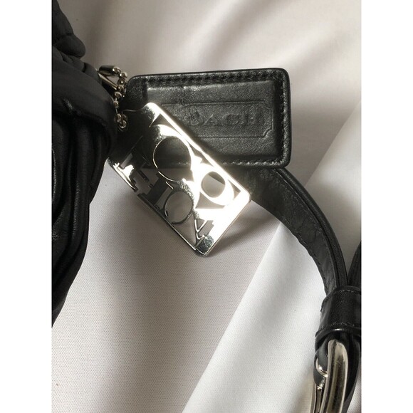 Vintage Coach Parker F0993-13411Boho Bag, Black Leather Shoulder Bag COA - Picture 3 of 10